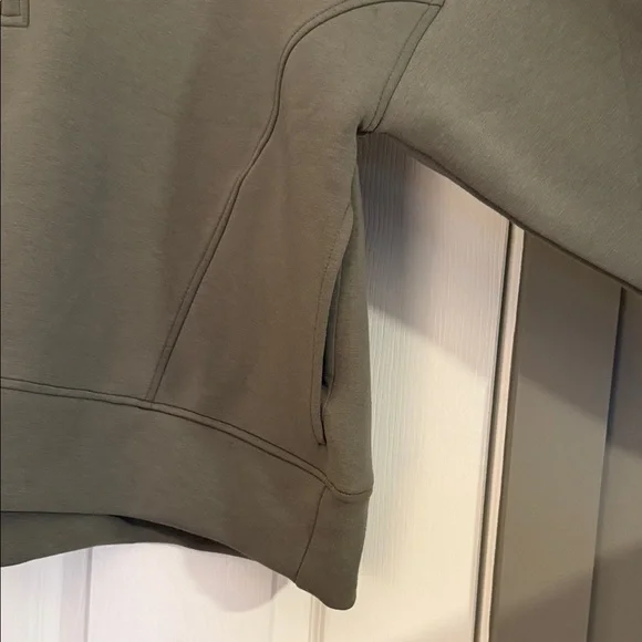 CALIA Women's Soft Scuba Mock Neck 1/4 Zip Muted Green NWT - Picture 6 of 11